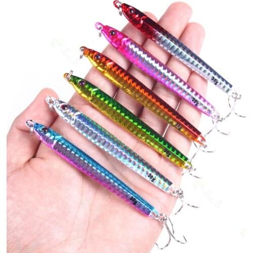 1PC Metal Jig Fishing Lures 30g 40g Jigs Saltwater Long Shot Isca Artificial Bait Bass Pesca Fishing Tackle Carp Fishing