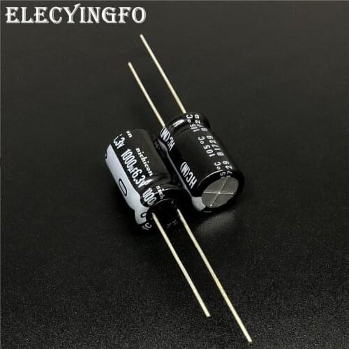 5pcs/50pcs 1000uF 6.3V NICHICON HC Series 10x16mm Extremely Low Impedance 10V1000uF Aluminum Electrolytic Capacitor