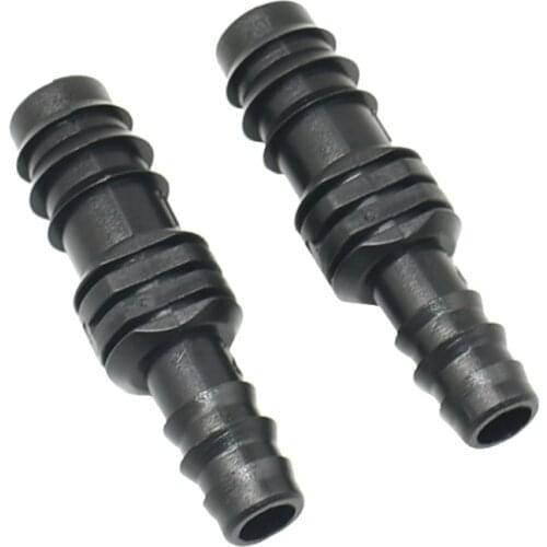 Garden hose 1/2" to 3/8" Barb reducing connector 16MM to 8/11 irrigation hose connector straight body pipe Repair 5pcs