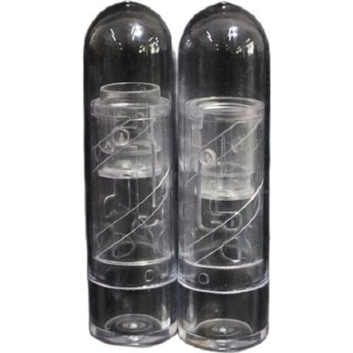 50pcs/lot Hot Sale Clear Mini Lipstick Tube, DIY Empty Lip Balm Bottle, Plastic Sample Lip Rouge Container, inner cup size 9mm