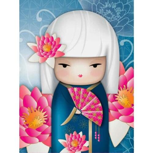 5d diy diamond painting girl round diamond mosaic cross stitch diamond embroidery