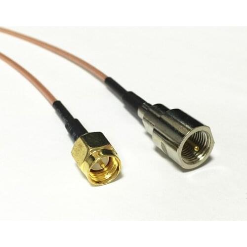 WIFI antenna adapter SMA Male Plug Switch FME Male pigtail cable RG178 Wholesale 15CM 6"