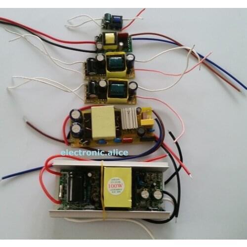 New 5pcs 3W~100W High Power Driver Supply 85-265 V Constant Current LED Light Chip Lamp