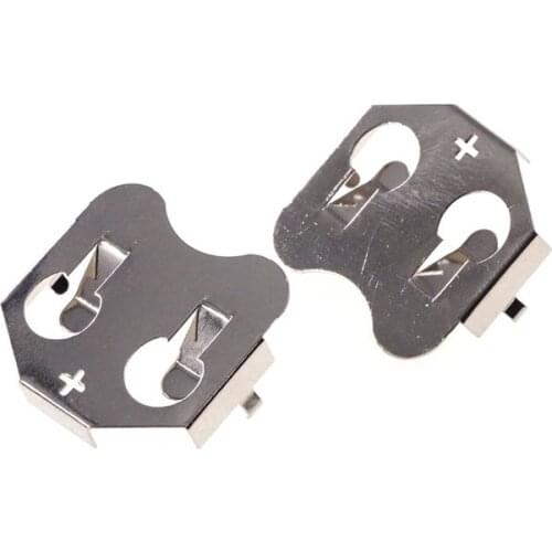5pcs 20.0mm CR2032 2032 Battery Button Cell Holder Coin Cell Retainer Battery Holder Through hole PCB