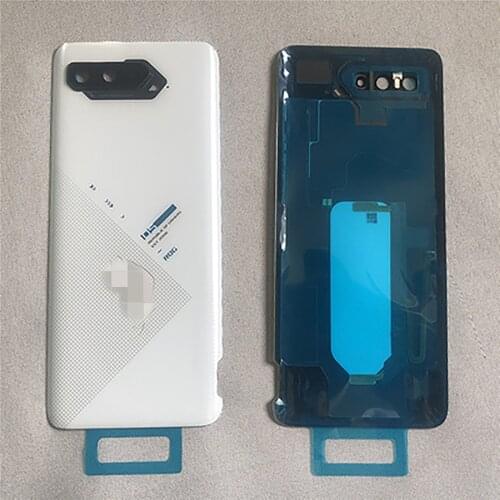 For ASUS ROG5 Game Mobile Phone Accessories Rear Panel Glass Back Battery Cover Shell