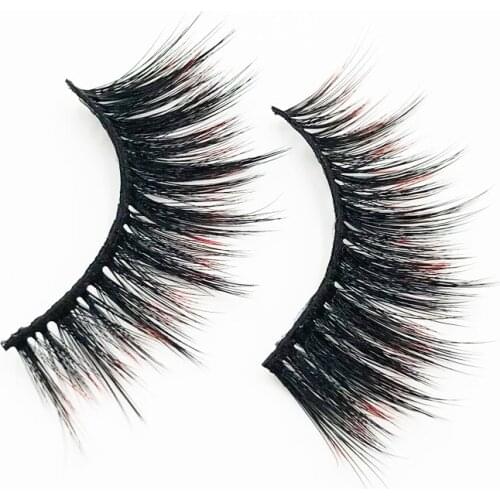 Flash girl newest E13 19 Styles 1 pairs colorful good grade 3D Mink Eyelash custom Private Label