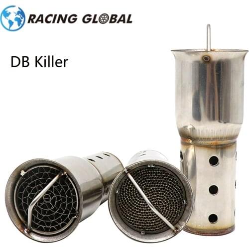 ALCON-Motorcycle Exhaust Muffler Racing Street Bike Scooter Adjustable Silencer DB Killer Silencer Universal 51mm 60mm Racing