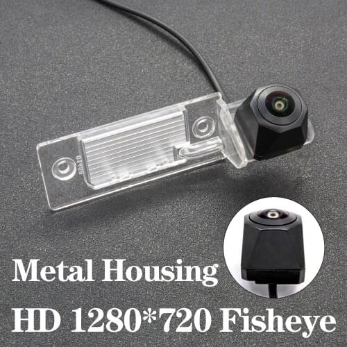 HD 1280*720 Fisheye Metal Housing Car Reversing Rear View Camera For Porsche Cayenne (955) 2002~2007 (957) 2007~2010