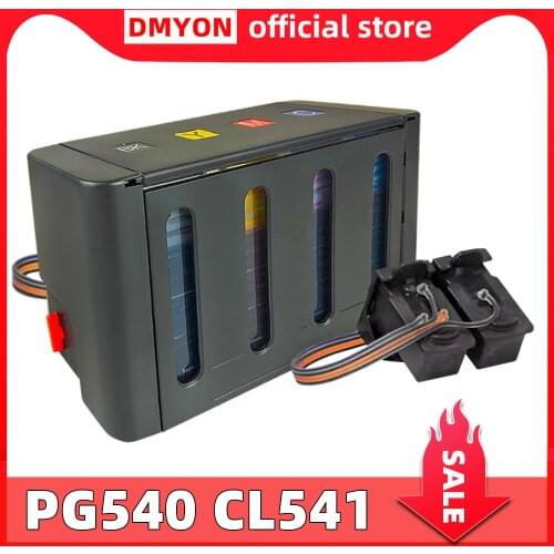 DMYON Compatible for Canon PG540 CL541 CISS Bulk Ink Cartridge for Pixma MX374 MX375 MX395 MG2150 MG4150 MG4200 MG4250 Printer