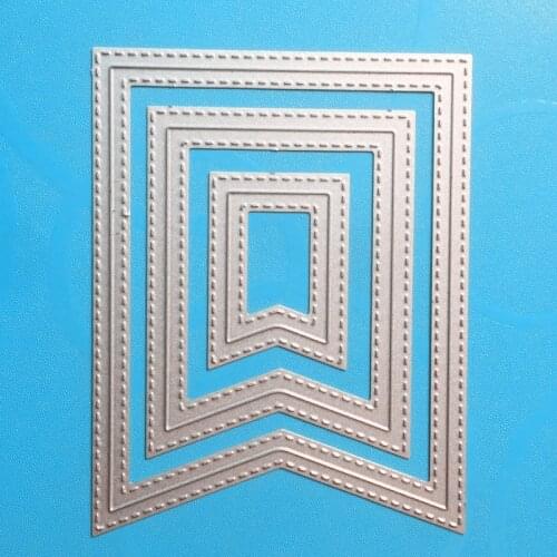 YINISE Frame Metal Cutting Dies For Scrapbooking Stencils DIY Album Cards Making Embossing Folder Craft Die Cut Cuts CUTTER Mold