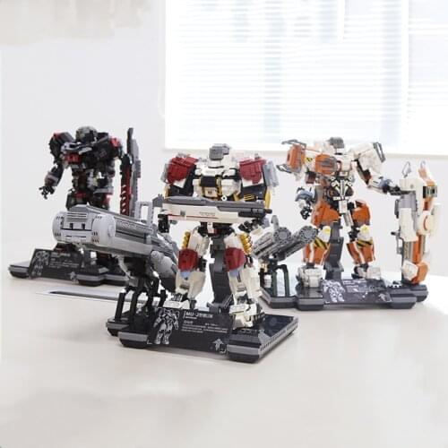 Decool 11001 11002 11003 MOC Robot Model Hand-Run Mech Gundam Assembly Building Block Brick Toys For Children Christmas Gifts