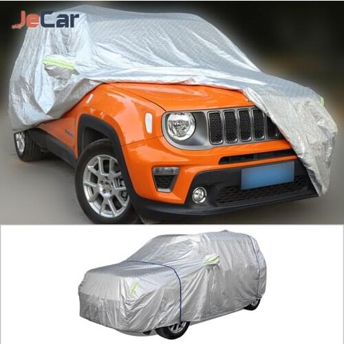 Exterior Car Cover Outdoor Protection Full For Jeep Renegade 2015-2021 Waterproof Dustproof Sun UV Protection Covers
