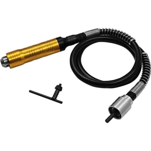 0.3-6mm Rotary Angle Grinder Attachment Flexible Flex Shaft 0.3-6mm Drill Chuck For For Power Electric Drill Dremel Tool