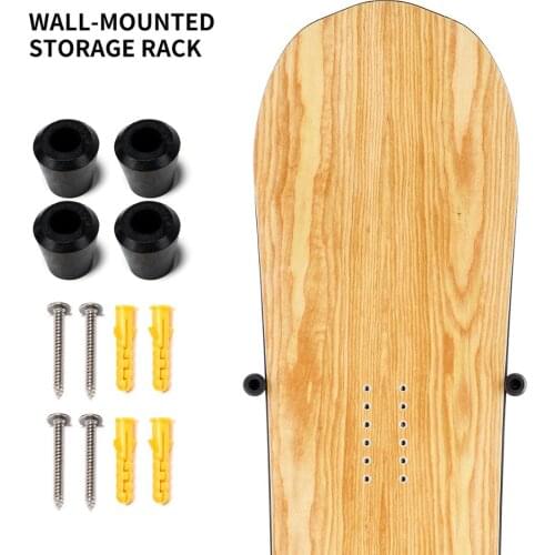 XCMAN Snowboard Wall Mount Bullet Display Hanger Racks,Indoor Snowboard Storage - 4pcs