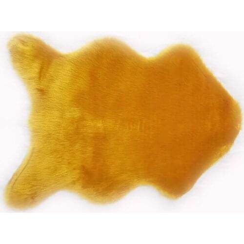 Plush Whole Sheepskin Shape Carpet Home Living Room Comfortable Soft Carpet Bedroom Sofa Childrens Play Plush Rug