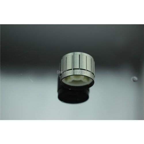 Aluminum Shell Knob Volume Knob Potentiometer Knob 23MM* 17MM Bore 6.0MM Gear Shape 4PCS Free Shipping