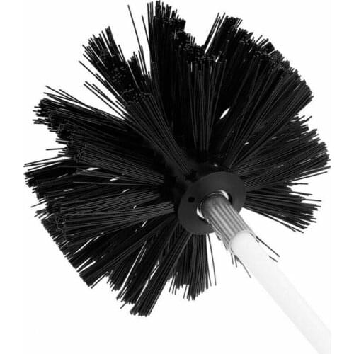 Chimney Brush With 6pcs Long Handle Flexible Pipe Cleaning Brush Household Industrial Chimney Boiler Cleaning Tool