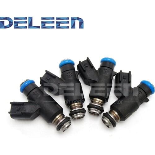 Deleen 4X Fuel Injector For Chevrolet Aveo Aveo5 06-08 Pontiac Wave Wave5 96487553 1.6L Car Accessories