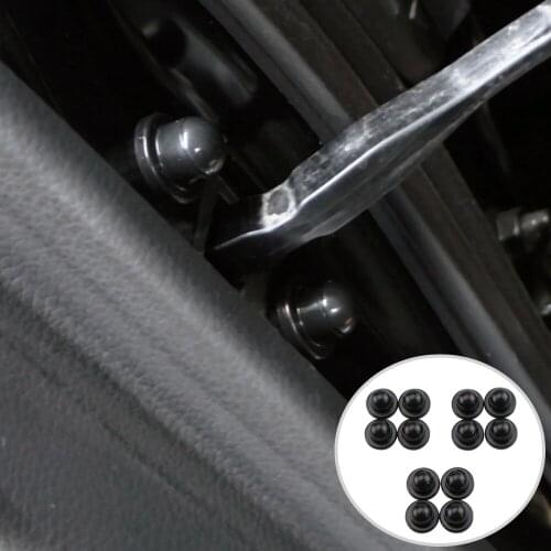 DAEFAR Car Door Lock Screw Protector Cover Accessories For Ford Fiesta Ecosport Focus 2 3 4 Mondeo Kuga Fusion Ranger