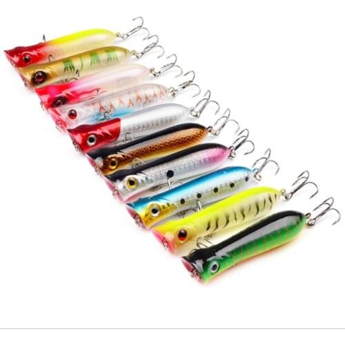 1pcs Pencil Fishing Lures 8cm/12g Hard Baits Artificial Handmake Bass Pike Crankbait Wobblers Fishing Baits Treble Hooks YA-74