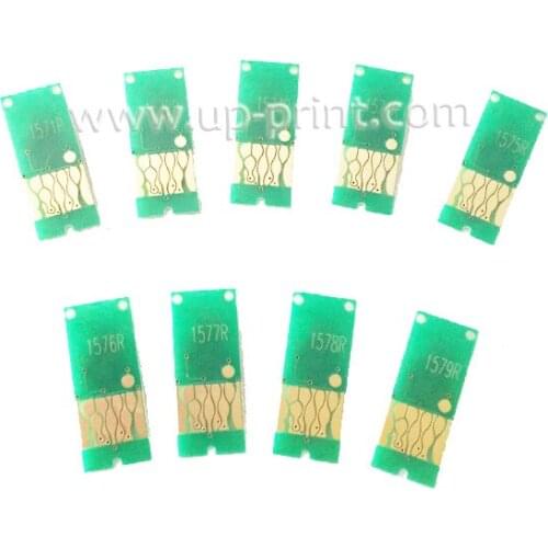 10sets (90pcs) T157 For Epson Stylus Photo R3000 printer Auto Reset Chips T1571 T1579