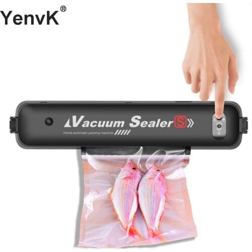 YenvK 220V 110V Automatic Food Vacuum Packing Machine With 15pcs Vacuum Bag for Food Saver
