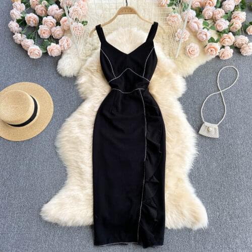 Черные летние платья AXIUii NADRiDA China At AliExpress