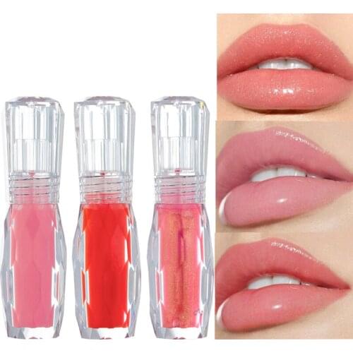 6 Colors Lips Clear Lip Gloss plumper Glitter Liquid Lipstick Nude Shimming Lip Tattoo Makeup Moisturizer Lipgloss Cosmetic