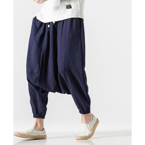 BULUOLANDI Mens Harem Pants