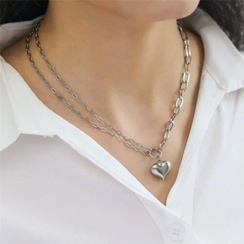 Key Padlock Pendant Necklace Choker Lock Necklace On The Neck With Lock Punk Jewelry Mujer For Women Ladies Girls Jewelry Gift