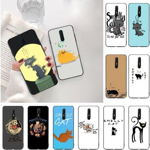 CUTEWANAN Smelly Cats Customer High Quality Phone Case For Oppo A5 A9 2020 Reno2 z Renoace 3pro Realme5Pro