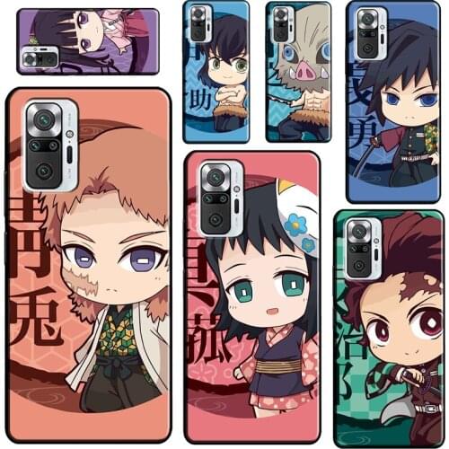 Demon Slayer Zenitsu Kanawo For Xiaomi Redmi Note 10 Pro Note 9 Pro 8T 9S Note 8 Pro Phone Case For Redmi 9 9C 9T 9A