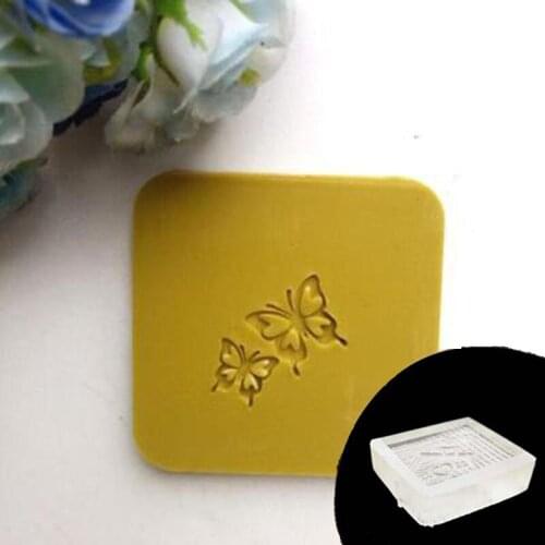 Diy Soap Stamp honeybee Butterfly Fish Dog Handmade Transpare Soap Making Stamps With Handle Acrylic Stamp Custom 34 x 34 mm