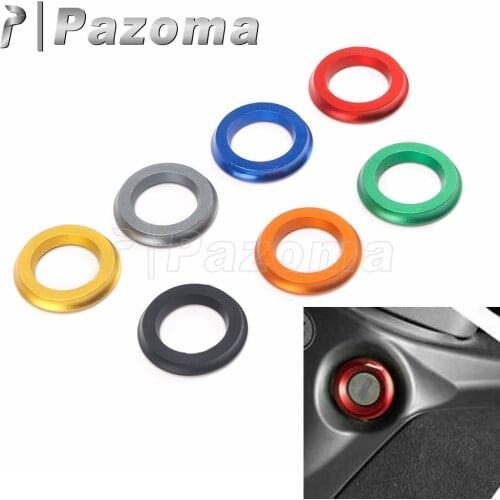 CNC Aluminum Ignition Switch Key Hole Circle Ring Cover for Vespa Sprint 50 150 Primavera 50 150 GTS 300 IE Super LX 125 150
