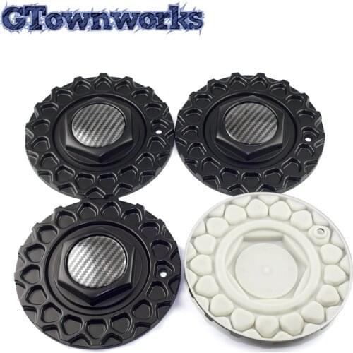 Wheel Center Cap 4pcs 168mm 109mm Caps On Wheels Tire Rims Black and Gray Stripes Car Accessorie For Part #135S170 #9155L169