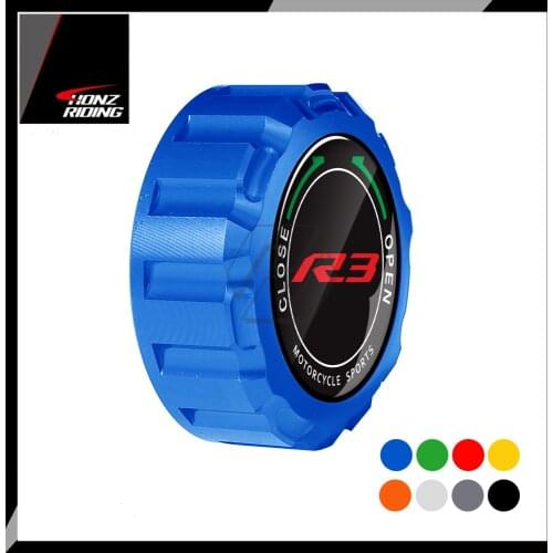 For Yamaha R3 Cover 2015 2016 2017 2018 CNC Motorcycle Rear Brake Fluid Reservoir Cap