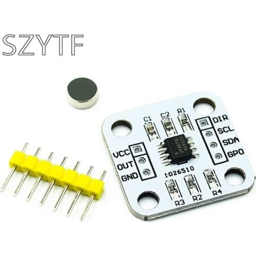AS5600 Magnetic Encoder Magnetic Induction Angle Measurement Sensor Module 12bit High Precision