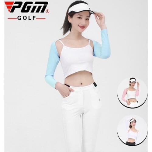 PGM Golf Sleeve Fashion and Comfortable Sunscreen Shawl Sleeve Lightweight Ice Silk Ladies Summer Sunscreen Shirt
