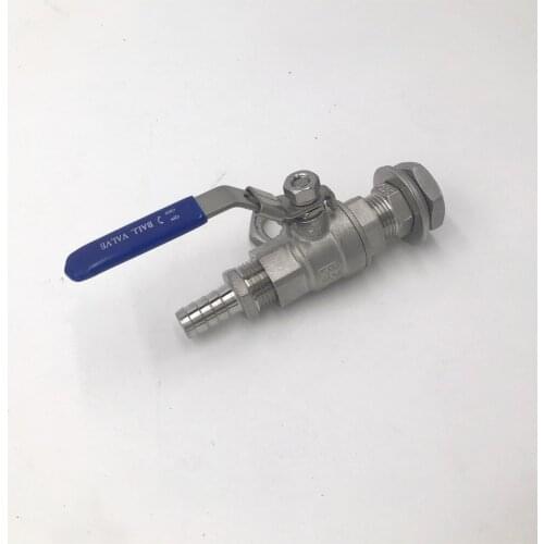 Stainless Steel homebrew Weldless Kettle Valve Kit, 1/2" BSP thread,with Quick Disconnect Set and bulkhead assembly