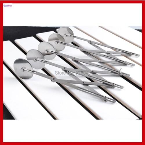 New Foldable Stainless steel 5 Blade Pie Cake Cookies Pizza Wheel cutter Roller Baking Pastry Divider Cutter Knife
