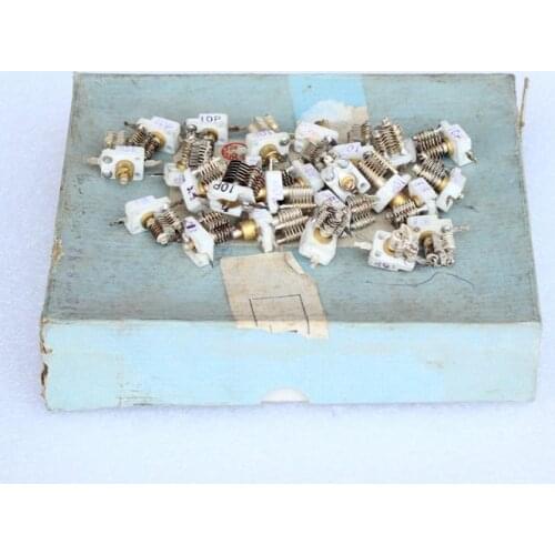 New Inventory Silver-plated Fudan CWD-10P Small Variable Capacitor