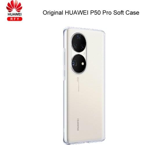 Original Soft Case for HUAWEI P50 Pro Thin Soft TPU Case Transparent Slim Anti Knock Clear Back Cover for P50pro