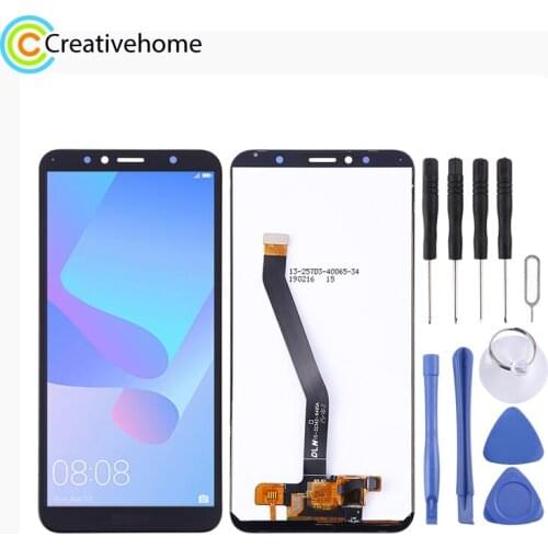 Completely New LCD Display Touch Screen for Huawei Y6 Prime (2018) + Disassembly Tools Replacement Repair Parts