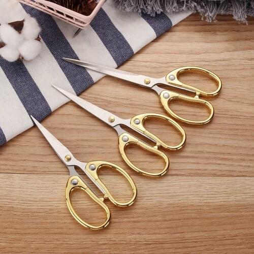 Professional Tailors Scissors Household Embroidery Sewing Scissors Cut Straight Fabric Cutter Clothing Tool Sewing Shears