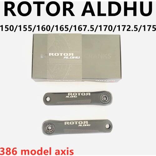 ROTOR ALDHU 150/155/160/165/167.5/170/172.5/175Crankarms With 386 Model Axis147mm For Road Bike 386 model axis