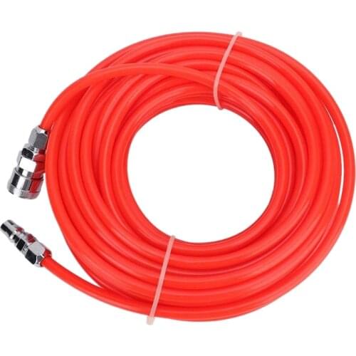Retail Wear and Durable 5X8mm High Pressure Flexible Air Compressor Hose With Male/Female Quick Connector for Industrial Home 15