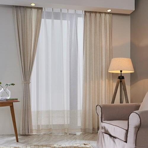 Curtains Can Be Customized Modern Minimalist Plain Color Nordic Pure Color Blackout Curtains for Living Dining Room Bedroom