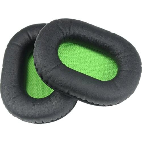 High Quality Replacement Cushion Ear Pads For Razer BlackShark Stereo Gaming Headset Protein Leather Memory Foam Earpads Ew