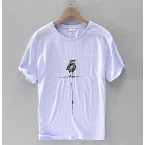 Suehaiwes style Italy brand summer t shirt men short-sleeved purple t-shirt for men casual fashion t shirts male camiseta