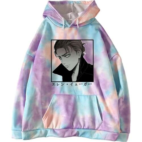 3D Hoodies Women/Men Attack on Titan Funny Eren Yeager Long Sleeve Hooded Sweatshirt Men Hoodies